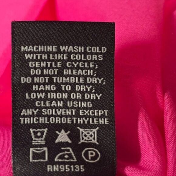 Lafayette 148 Fuchsia Pink Fit And Flare Linen Dress Large - Picture 3 of 9